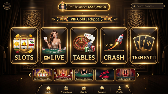 Main screen of ht777 casino page for PK players